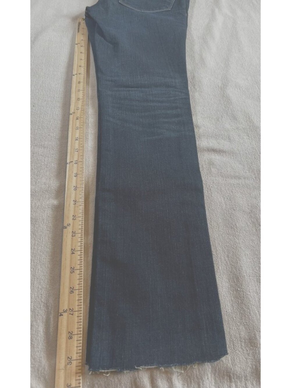 J Brand Womens Jeans Dark 27x29 Wash Slim Skinny Pencil Leg 912 Stretch Frayed - Picture 5 of 8